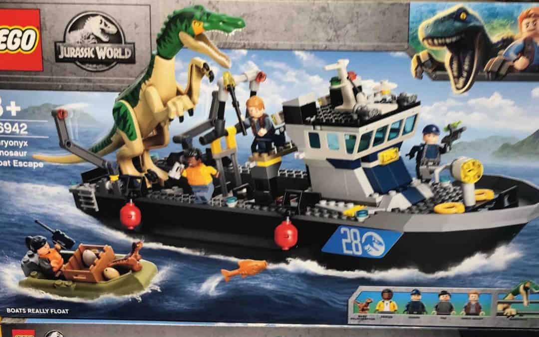 Baryonyx Dinosaur Boat Escape
