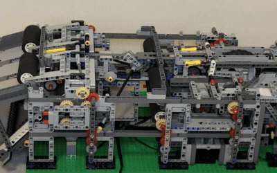 Automatic Lego paper airplane machine
